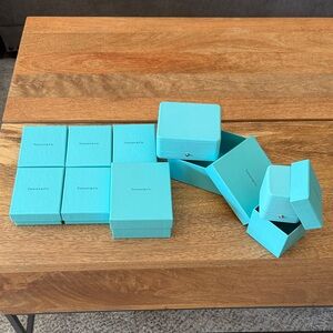 Tiffany & Co. Jewelry Boxes in Signature Robin's-Egg Blue